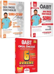 Yönerge ÖABT Okul Öncesi Soru + 6 Deneme 3 lü Set - Muhammet Güngör Yönerge Yayınları