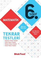 Blok Test 6. Sınıf Matematik Tekrar Testleri Blok Test Yayınları