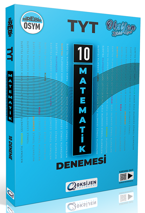 Oksijen YKS TYT Matematik 10 Deneme Oksijen Yayınları