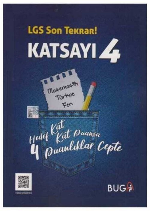 Buga 8. Sınıf LGS Son Tekrar Katsayı 4 Soru Bankası Buga Yayınları