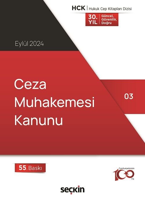 Seçkin 2024 Ceza Muhakemesi Kanunu Cep Kitabı 55. Baskı Seçkin Yayınları