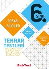 Blok Test 6. Sınıf Sosyal Bilgiler Tekrar Testleri Blok Test Yayınları