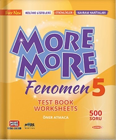 Kurmay ELT More and More English 5 Fenomen Worksheets Test Book Kurmay ELT Yayınları