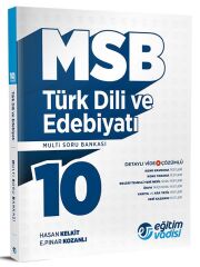 Eğitim Vadisi 10. Sınıf Türk Dili ve Edebiyatı MSB Modüler Soru Bankası Video Çözümlü Eğitim Vadisi Yayınları