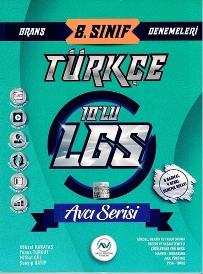 Av Yayınları 8. Sınıf LGS Türkçe Avcı 10 lu Deneme Av Yayınları