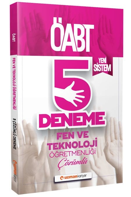 SÜPER FİYAT - Uzman Kariyer ÖABT Fen ve Teknoloji Öğretmenliği Yeni Sistem 5 Deneme Çözümlü Uzman Kariyer Yayınları