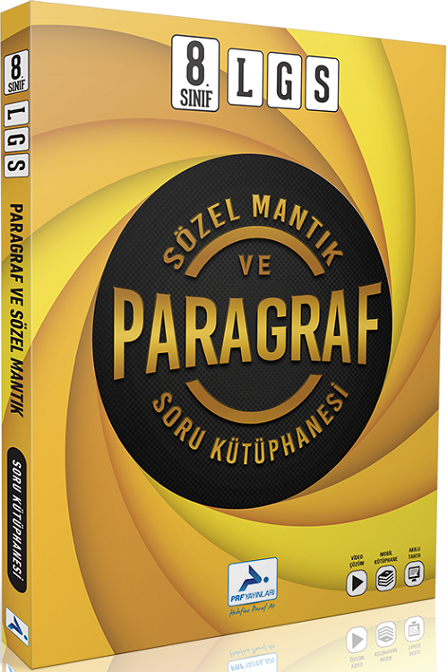 Paraf 8. Sınıf LGS Sözel Mantık ve Paragraf Soru Kütüphanesi Paraf Yayınları