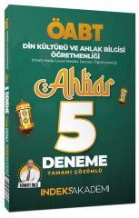 İndeks Akademi ÖABT Din Kültürü ve Ahlak Bilgisi Ahbar 5 Deneme Çözümlü - Hanifi İnce İndeks Akademi Yayıncılık