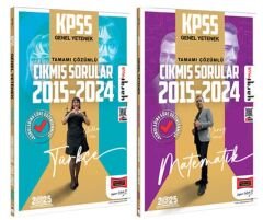 Yargı 2025 KPSS Türkçe+Matematik Çıkmış Sorular 2 li Set Yargı Yayınları