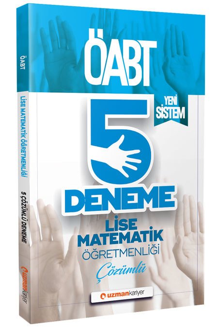 SÜPER FİYAT - Uzman Kariyer ÖABT Lise Matematik Yeni Sistem 5 Deneme Çözümlü Uzman Kariyer Yayınları