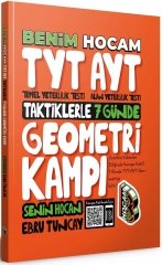 SÜPER FİYAT - Benim Hocam YKS TYT AYT Taktiklerle 7 Günde Geometri Kampı - Ebru Tuncay Benim Hocam Yayınları