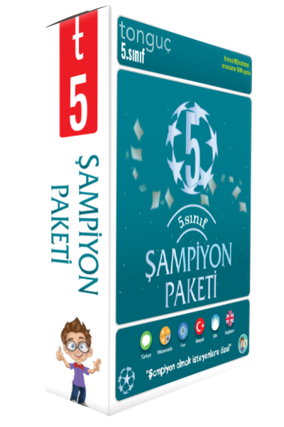 Tonguç 5. Sınıf Tüm Dersler Şampiyon Paketi Tonguç Akademi