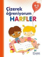 4-5 Yaş Çizerek Öğreniyorum - Harfler Uçanbalık Yayınları