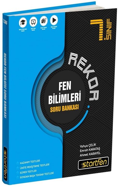 Startfen 7. Sınıf Fen Bilimleri Rekor Soru Bankası Startfen Yayınları