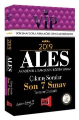 Yargı 2019 ALES VIP Çıkmış Sorular Son 7 Sınav Çözümlü Yargı Yayınları