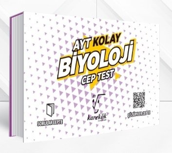 Karekök YKS AYT Biyoloji Kolay Cep Test Karekök Yayınları