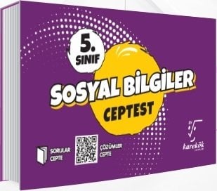 Karekök 5. Sınıf Sosyal Bilgiler Cep Test Karekök Yayınları