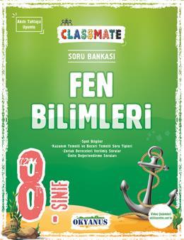 Okyanus 8. Sınıf Fen Bilimleri Classmate Soru Bankası Okyanus Yayınları