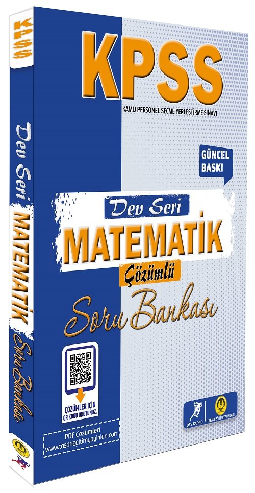 Tasarı Dev Kadro KPSS Matematik Dev Seri Soru Bankası Çözümlü Tasarı Yayınları