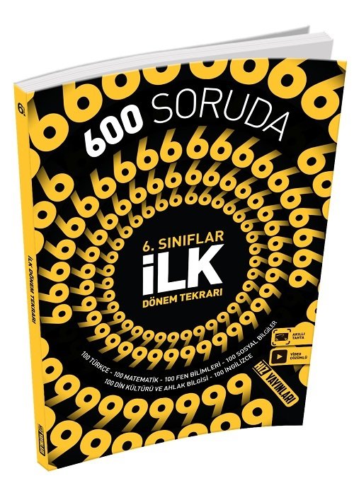 Hız Yayınları 6. Sınıf 600 Soruda İlk Dönem Tekrarı Hız Yayınları