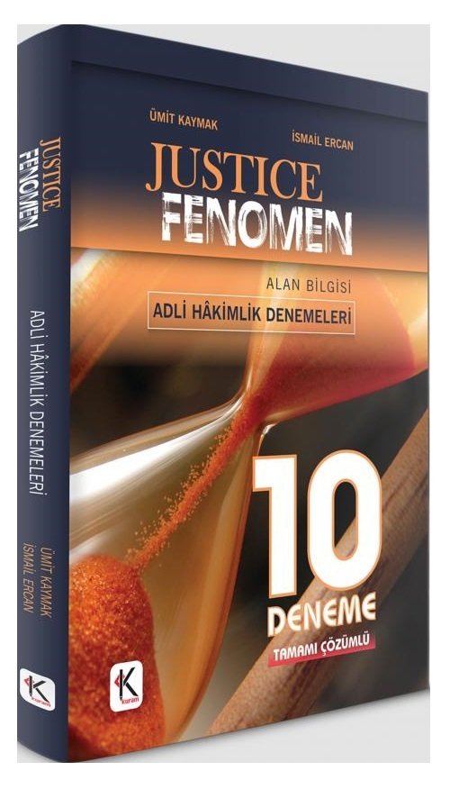 Kuram Justice Fenomen Adli Hakimlik 10 Deneme Çözümlü Kuram Kitap