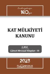 Platon 2023 Kat Mülkiyeti Kanunu Platon Hukuk Yayınları