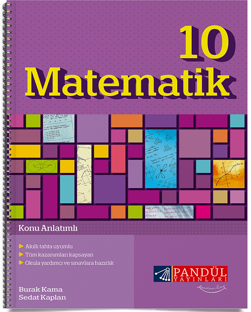 Pandül 10. Sınıf Matematik Konu Anlatımlı Defter Pandül Yayınları