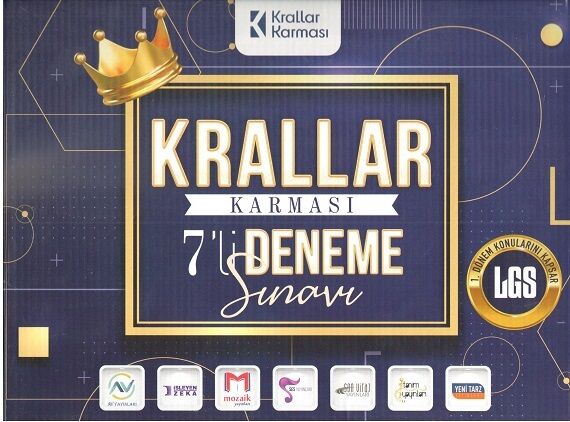 Krallar Karması 8. Sınıf LGS Tüm Dersler 1. Dönem 7 Deneme Krallar Karması