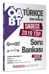 İndeks Akademi ÖABT Türkçe Öğretmenliği Sadece 2019 TÖP Soru Bankası Çözümlü - Murat Koç İndeks Akademi Yayıncılık