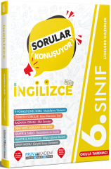 Pruva Akademi 6. Sınıf İngilizce Sorular Konuşuyor Soru Bankası Pruva Akademi