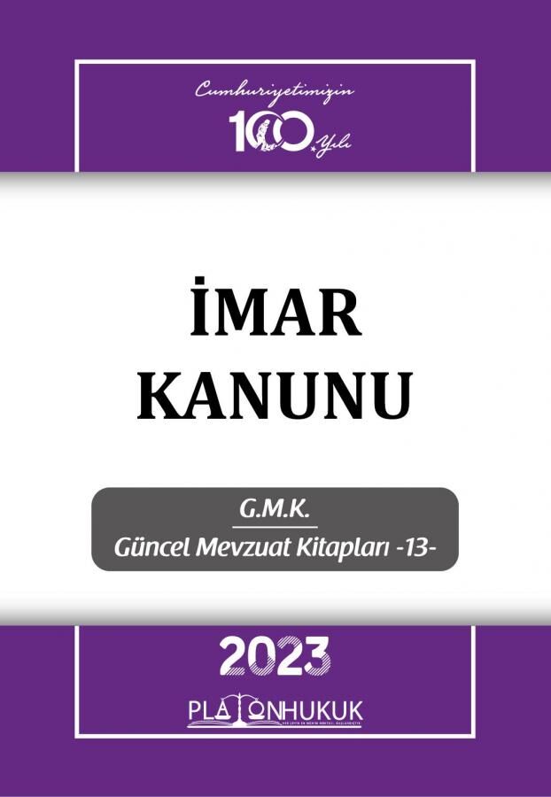 Platon 2023 İmar Kanunu Platon Hukuk Yayınları