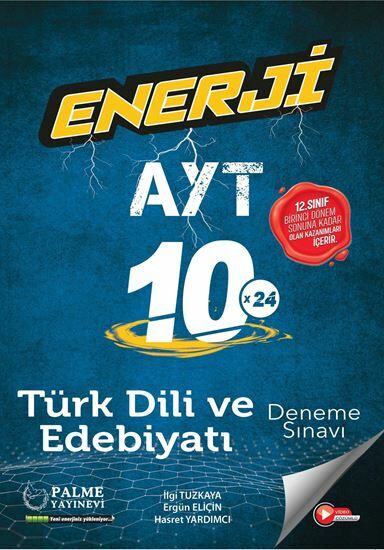 Palme 2023 YKS AYT Türk Dili ve Edebiyatı Enerji 10x24 Deneme Sınavı Video Çözümlü Palme Yayınları