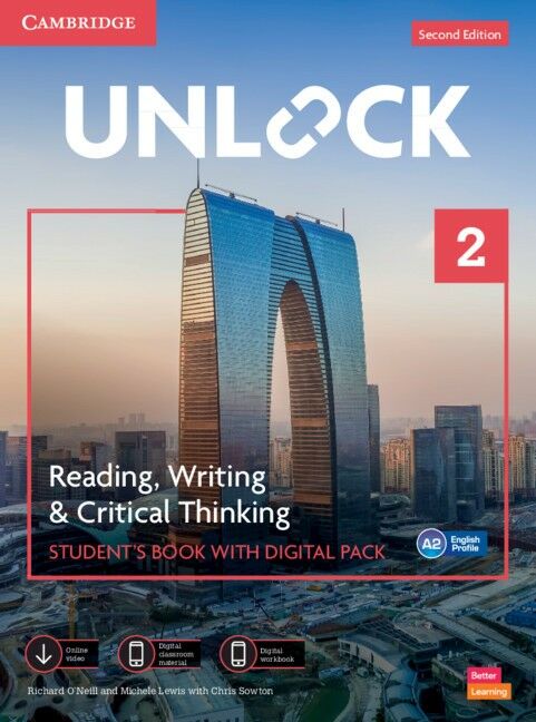 Cambridge Unlock Level 2 Reading, Writing & Critical Thinking Student’s Book With Digital Pack Cambridge Yayınları