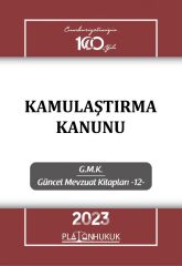 Platon 2023 Kamulaştırma Kanunu Platon Hukuk Yayınları