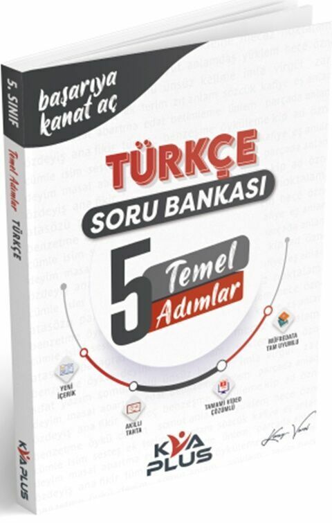 KVA Plus 5. Sınıf Türkçe Temel Adımlar Soru Bankası KVA Plus Yayınları