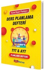 Kitap Sarayı YKS TYT AYT Ders Planlama Defteri Kitap Sarayı Yayınları