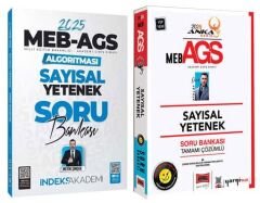 Yargı + İndeks 2025 MEB-AGS Sayısal Yetenek Soru Bankası 2 li Set Anka Serisi - Deniz Atalay, Metin Şimşek Yargı + İndeks Akademi Yayınları