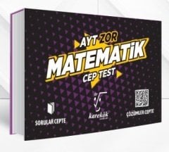 Karekök YKS AYT Matematik Zor Cep Test Karekök Yayınları