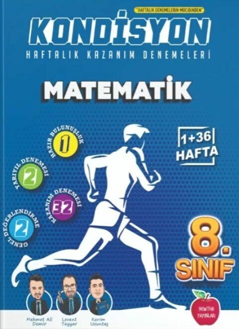 Newton 8. Sınıf Matematik Kondisyon Haftalık Kazanım Denemeleri Newton Yayınları