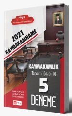 Akfon 2021 Kaymakamlık KAYMAKAMNAME 5 Deneme Çözümlü - Kerem Tunçer, Erol Karacan, Yasin Çoban Akfon Yayınları