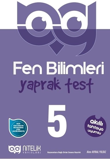 Nitelik 5. Sınıf Fen Bilimleri Yaprak Test Nitelik Yayınları