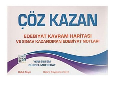 Çöz Kazan YKS AYT Edebiyat Kavram Haritası ve Sınav Kazandıran Edebiyat Notları Çöz Kazan Yayınları