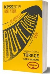 SÜPER FİYAT - Yediiklim 2019 KPSS Bumerang Türkçe Soru Bankası Çözümlü Yediiklim Yayınları