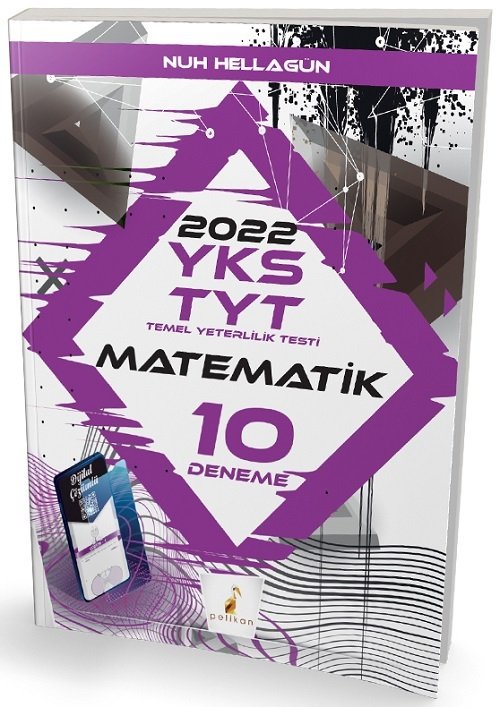 Pelikan 2022 YKS TYT Matematik 10 Deneme Dijital Çözümlü Pelikan Yayınları