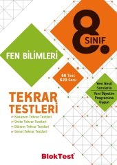 Blok Test 8. Sınıf Fen Bilimleri Tekrar Testleri Blok Test Yayınları