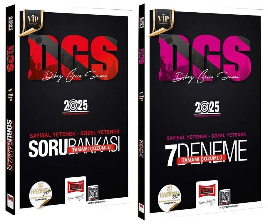 Yargı 2025 DGS VIP Soru Bankası + 7 Deneme 2 li Set Yargı Yayınları