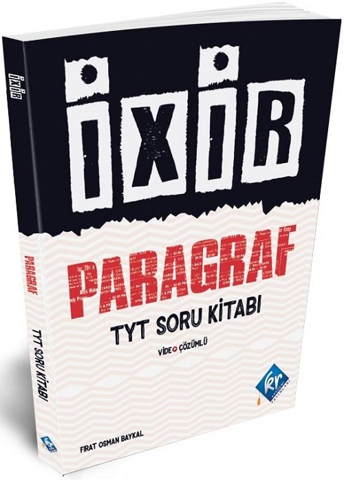 KR Akademi YKS TYT Paragraf İxir Soru Kitabı KR Akademi Yayınları