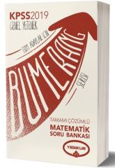 Yediiklim 2019 KPSS Bumerang Matematik Soru Bankası Çözümlü Yediiklim Yayınları