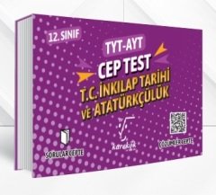 Karekök YKS TYT AYT 12. Sınıf TC İnkılap Tarihi ve Atatürkçülük Cep Test Karekök Yayınları