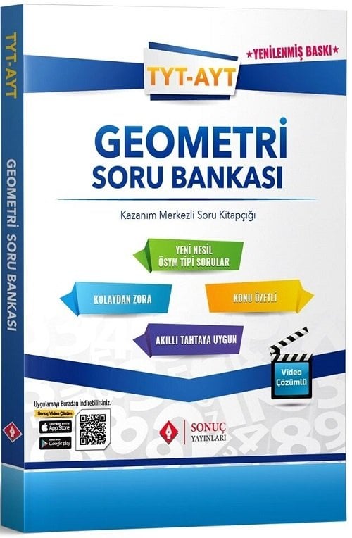 Sonuç YKS TYT AYT Geometri Soru Bankası Sonuç Yayınları